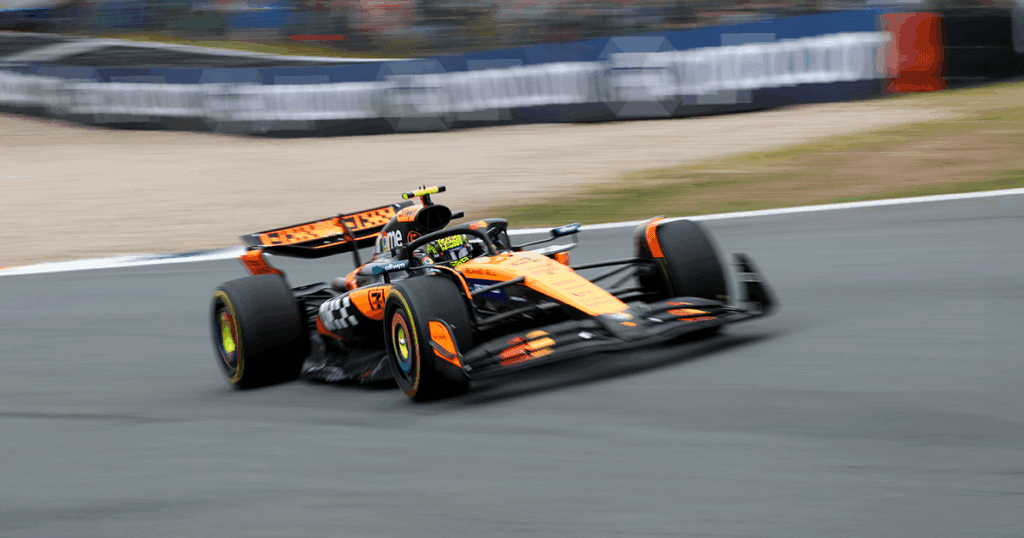 Norris Leads Chaotic Dutch GP Practice Alonso Close Behind