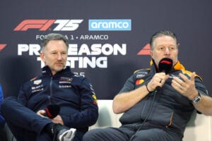 Zak Brown celebra liderazgo de Mekies en Red Bull