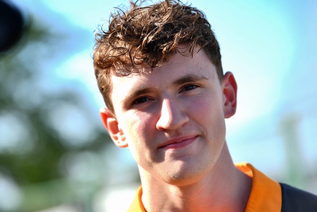 Alex Dunne Joins McLaren for Italian GP Practice