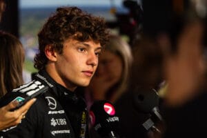 Antonelli lamenta choque con Leclerc en GP de Holanda