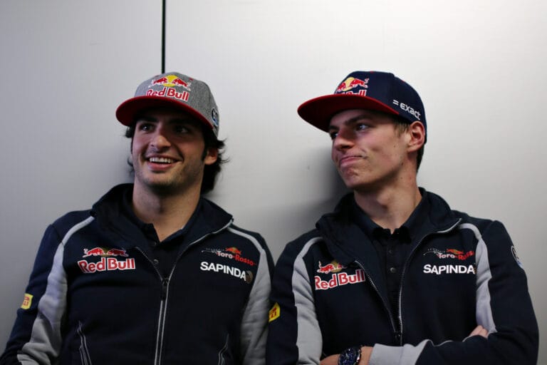 Carlos Sainz y su rivalidad formativa con Verstappen