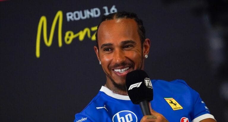 Hamilton busca su primer podio con Ferrari en Monza