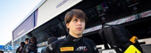Van Hoepen Debuts in F2 at Baku with Trident Team