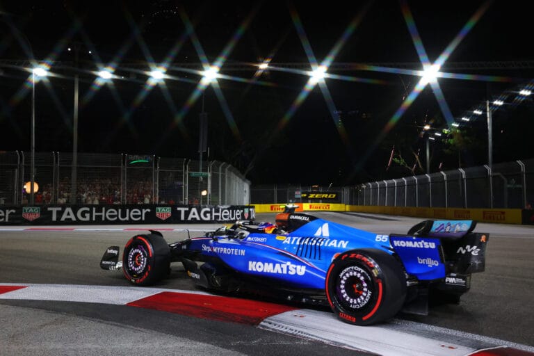 Descalificacin de Albon y Sainz en GP de Singapur
