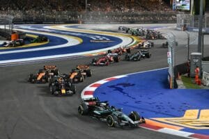 George Russell brilla en Singapur McLaren celebra ttulo