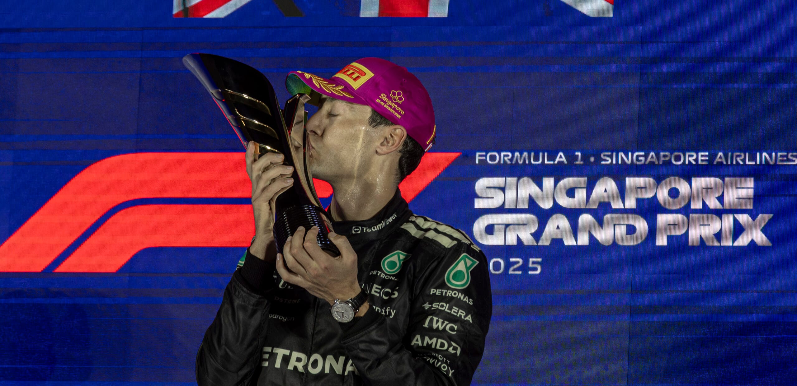 George Russell listo para el ttulo tras triunfo en Singapur