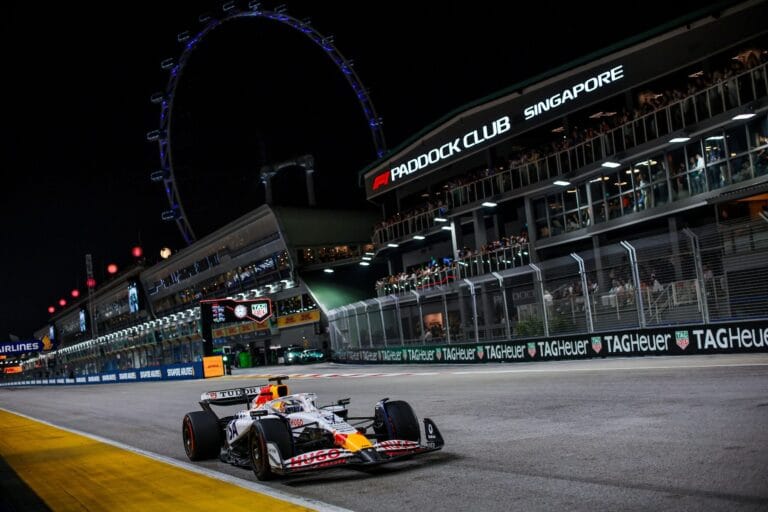 Hadjar Battles Engine Woes at Singapore GP