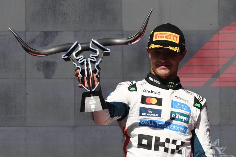 Lando Norris brilla en Austin pese a Leclerc y Verstappen