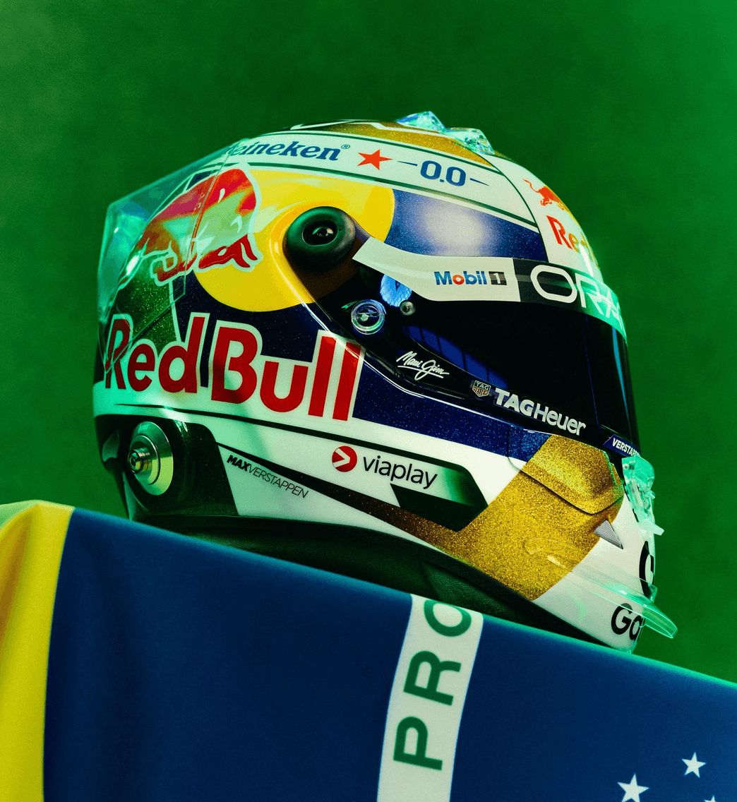 Max Verstappen estrena casco especial en GP So Paulo