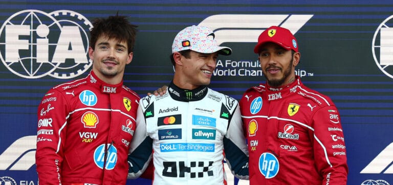 Norris se burla de Ferrari tras lograr la pole en Mxico