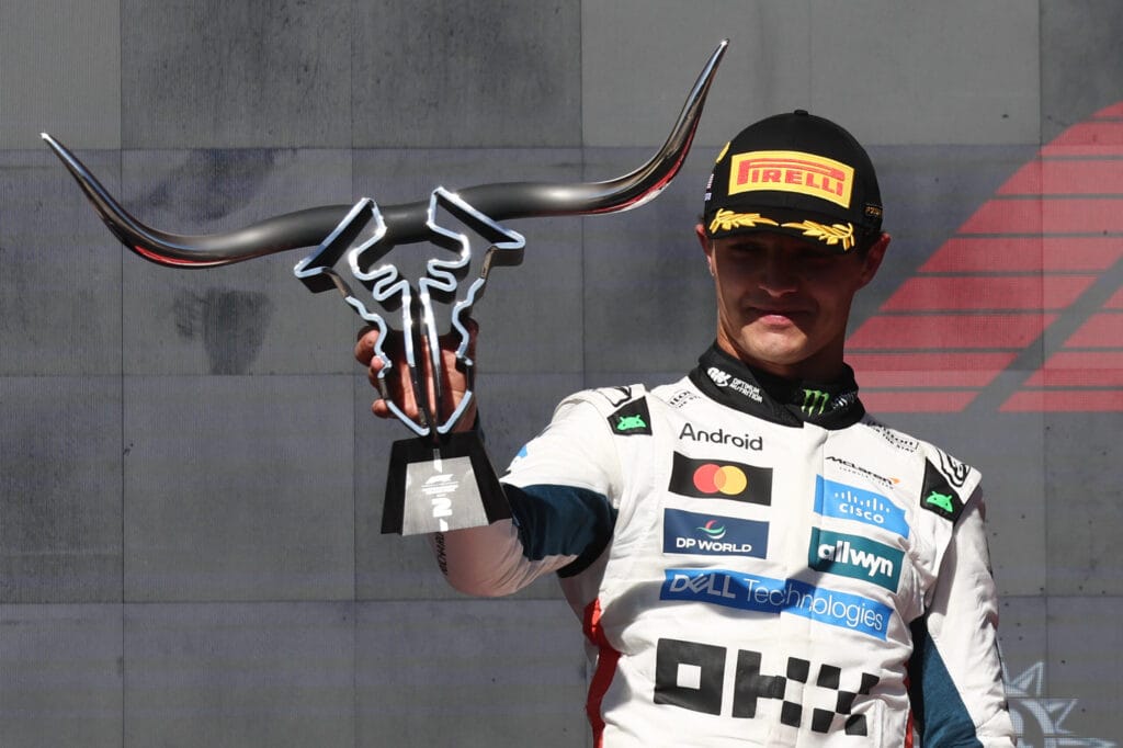 Norris Shines in Austin Despite Leclerc Battle