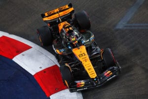Piastri Leads Singapore Practice Verstappen Third