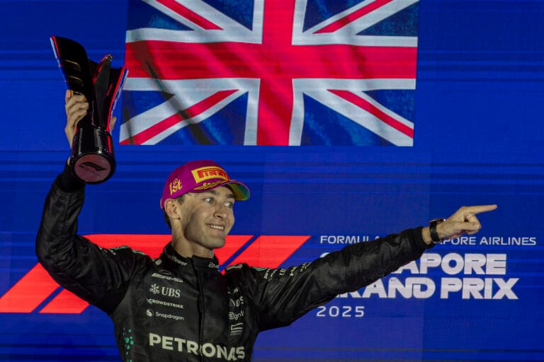 Russell refuerza su posicin en Mercedes tras Singapur