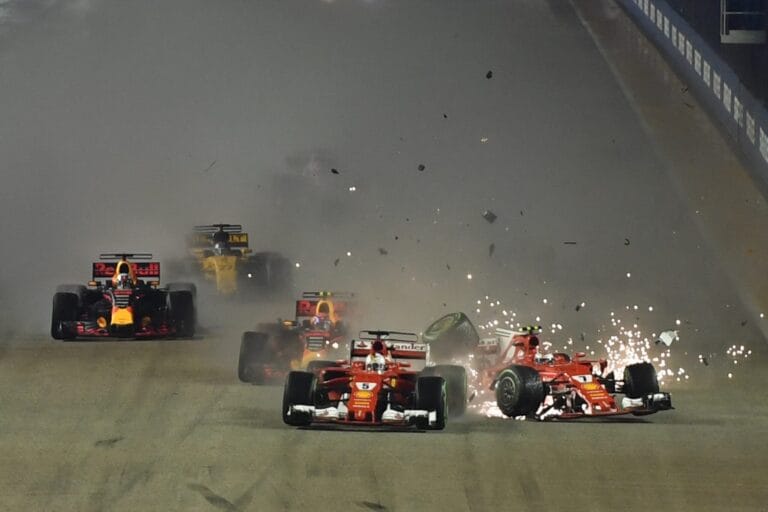 Russell Takes Singapore Pole Verstappen Joins Front Row