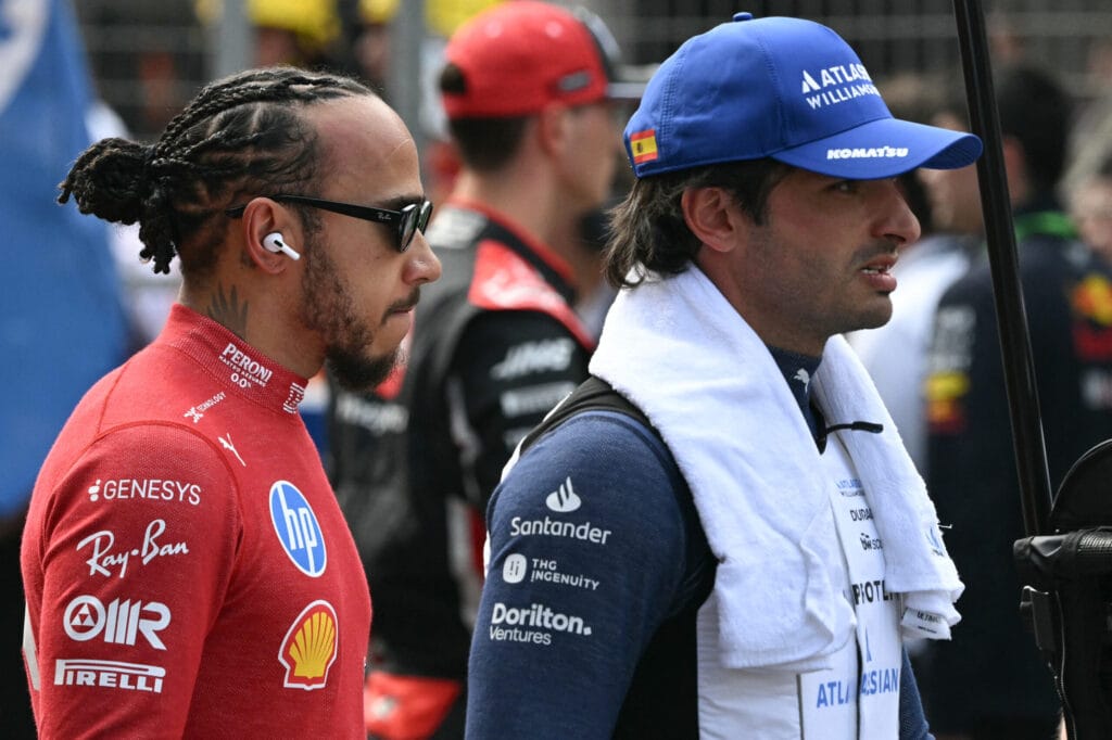 Sainz Reflects on Hamilton Rivalry After Baku Podium