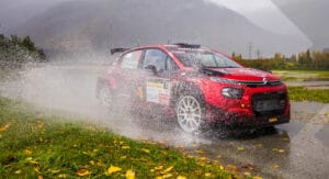Verstappen Shines with Second Place in Swiss Rally