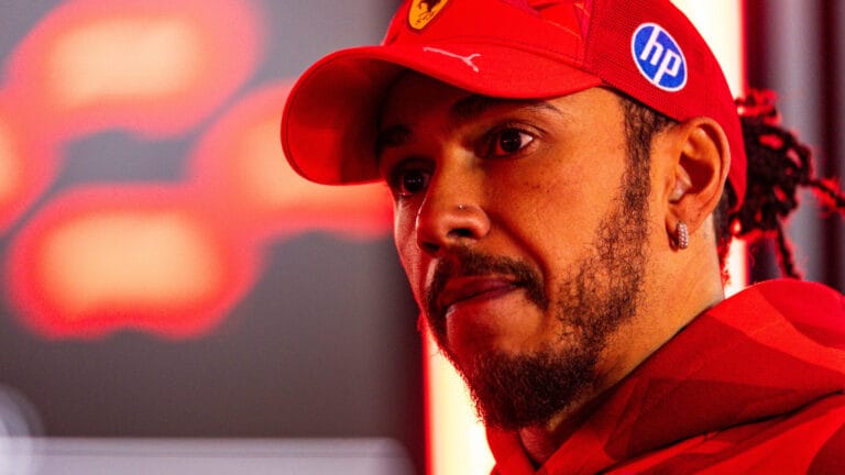 Hamilton desolado tras GP Las Vegas con Ferrari