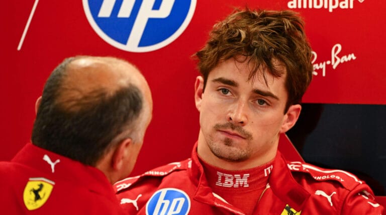 Hamilton y Leclerc reciben apoyo de Vasseur en Ferrari