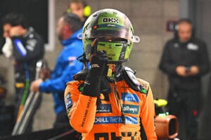 Lando Norris Shines in Rainy Qualifying for McLaren Pole