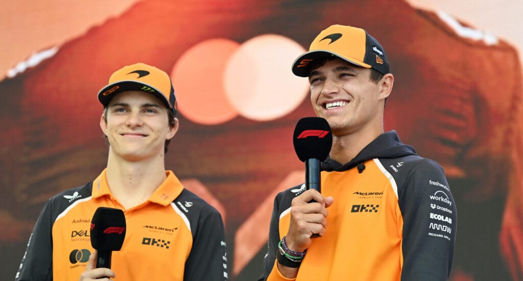 Norris y Piastri luchan por el título en el GP de São Paulo