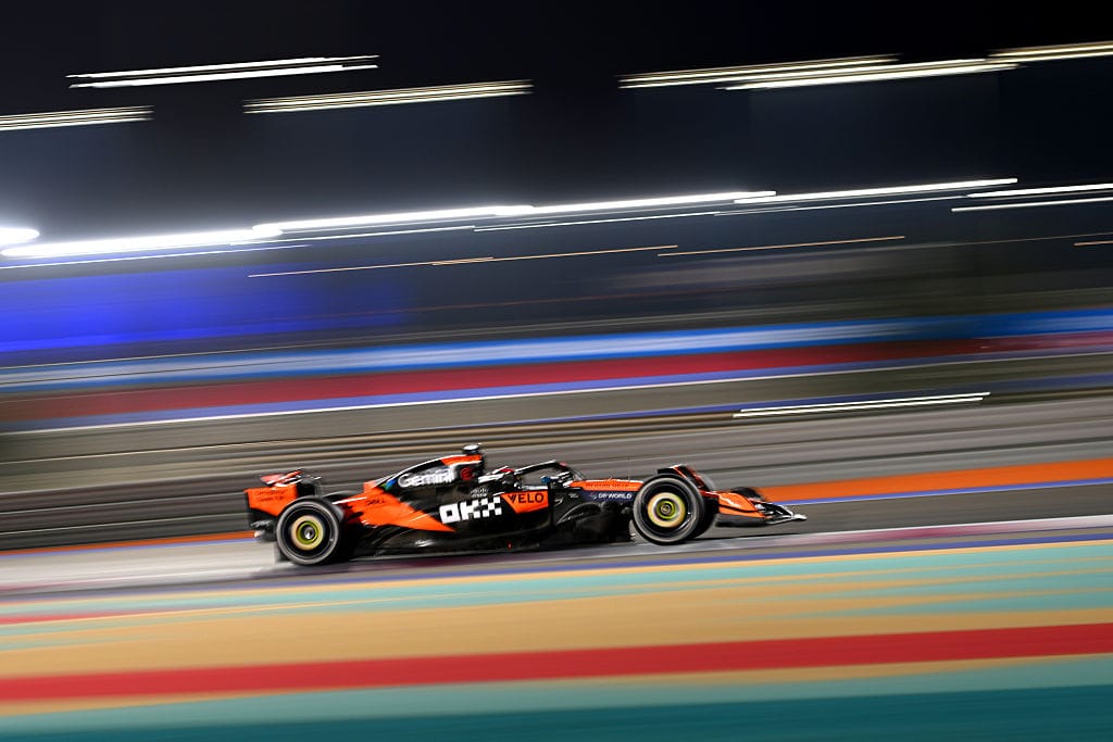 Piastri Shines in Qatar Practice Outpacing Norris Verstappen