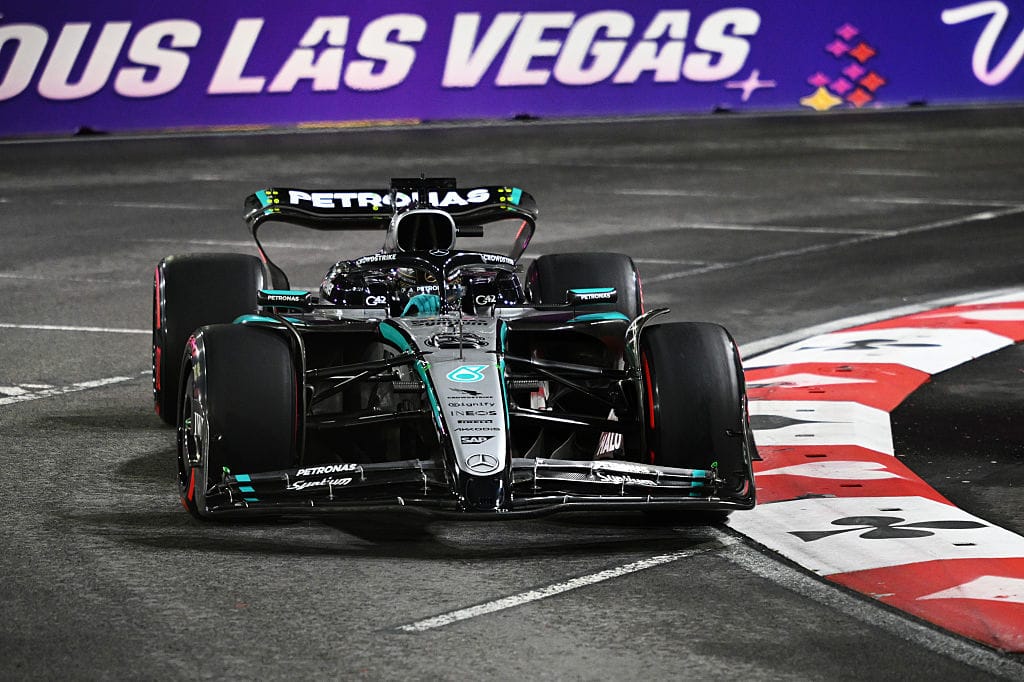 Russell Tops Las Vegas Practice Verstappen Albon Follow