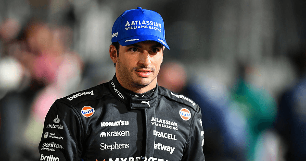 Sainz brilla en Las Vegas con Williams bajo la lluvia