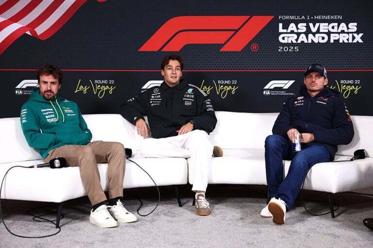 Verstappen bromea sobre carrera en el Polo Norte en Las Vegas