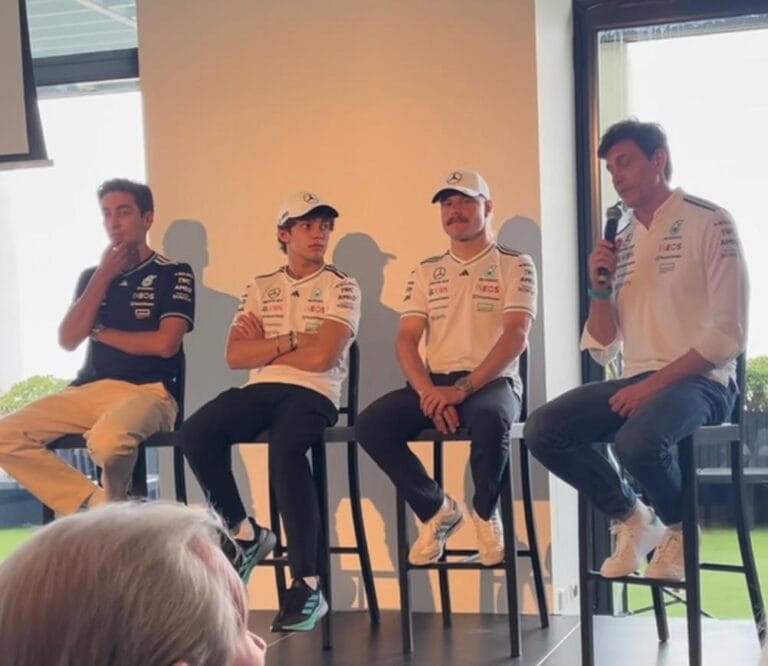 Mercedes en Melbourne: Wolff y Pilotos Listos para 2025