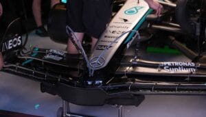 Mercedes Tests Movable Wing Antonelli Leads Innovation