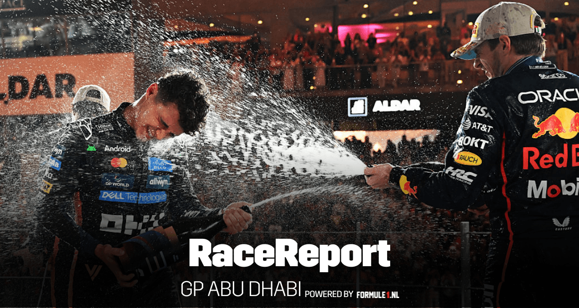Verstappen gana en Abu Dhabi Norris es campen mundial