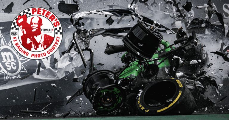 Eleuterio Wins F1 Photo Contest with Bortoleto Crash