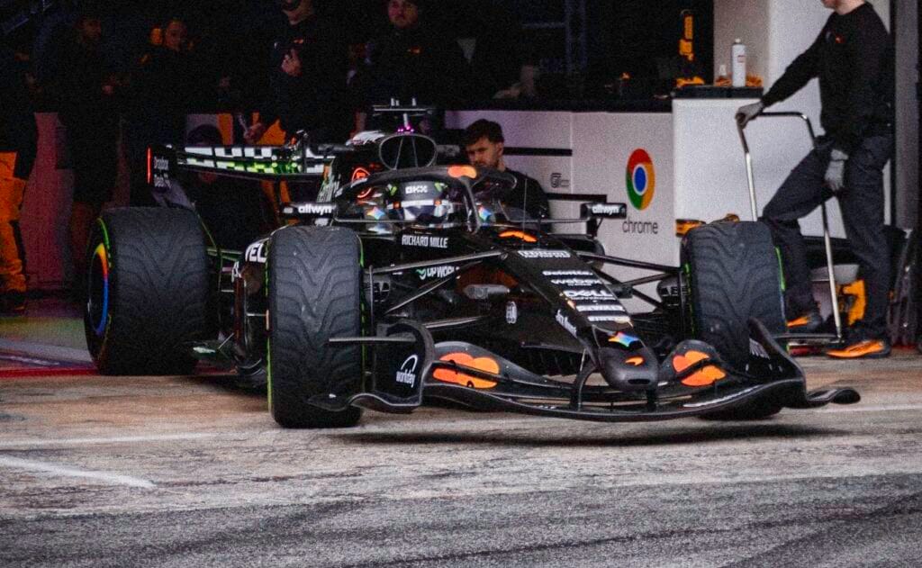 Lando Norris Debuts McLaren MCL40 in Barcelona Shakedown