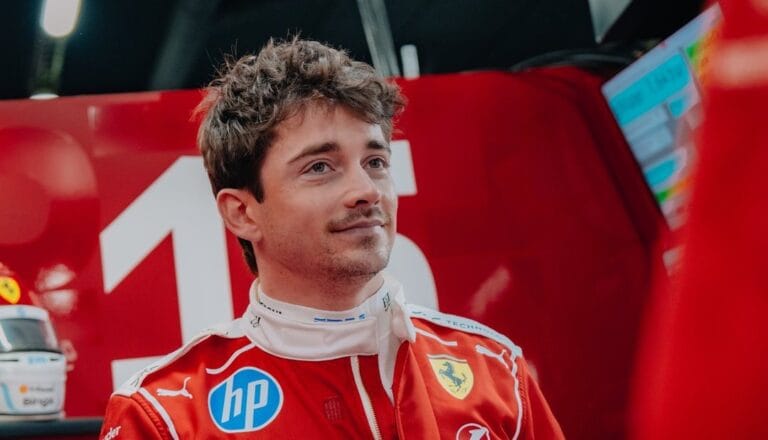 Leclerc ilusionado tras pruebas con Ferrari en Barcelona