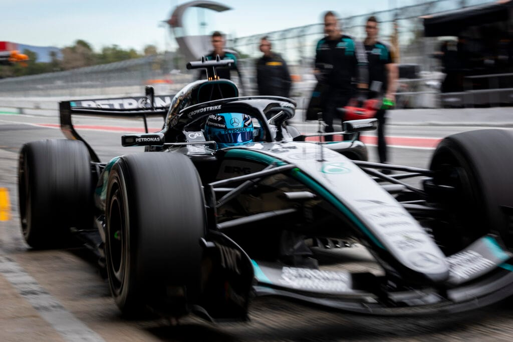 Russell Relieved as Mercedes W17 Ends Porpoising Woes