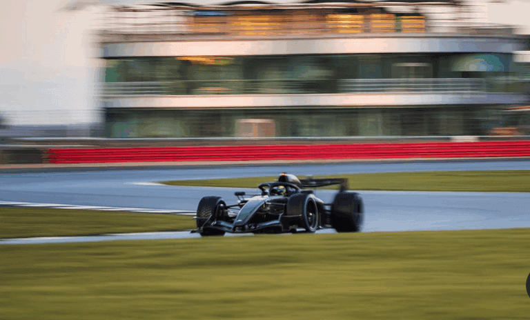 Sergio Prez Debuts Cadillac F1 Car at Silverstone
