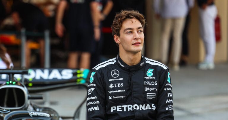 George Russell Ready for Title Fight After Barcelona Test