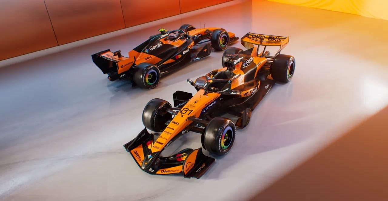 McLaren revela el MCL40 con icnico color papaya